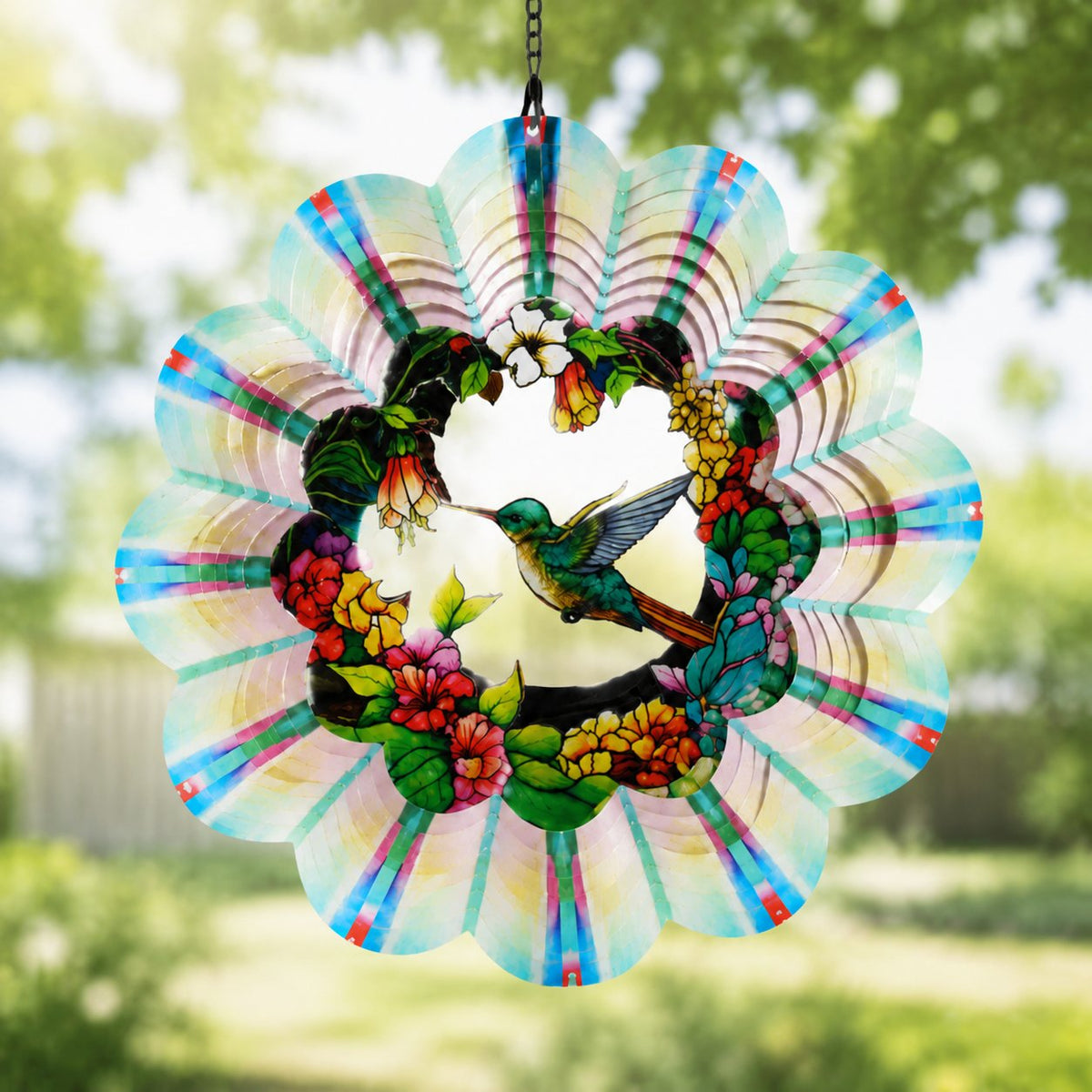 🌈🍃 3D "Tree of Life" Rotating Wind Chime—a colorful piece of art symbolizing growth, harmony, and beauty.