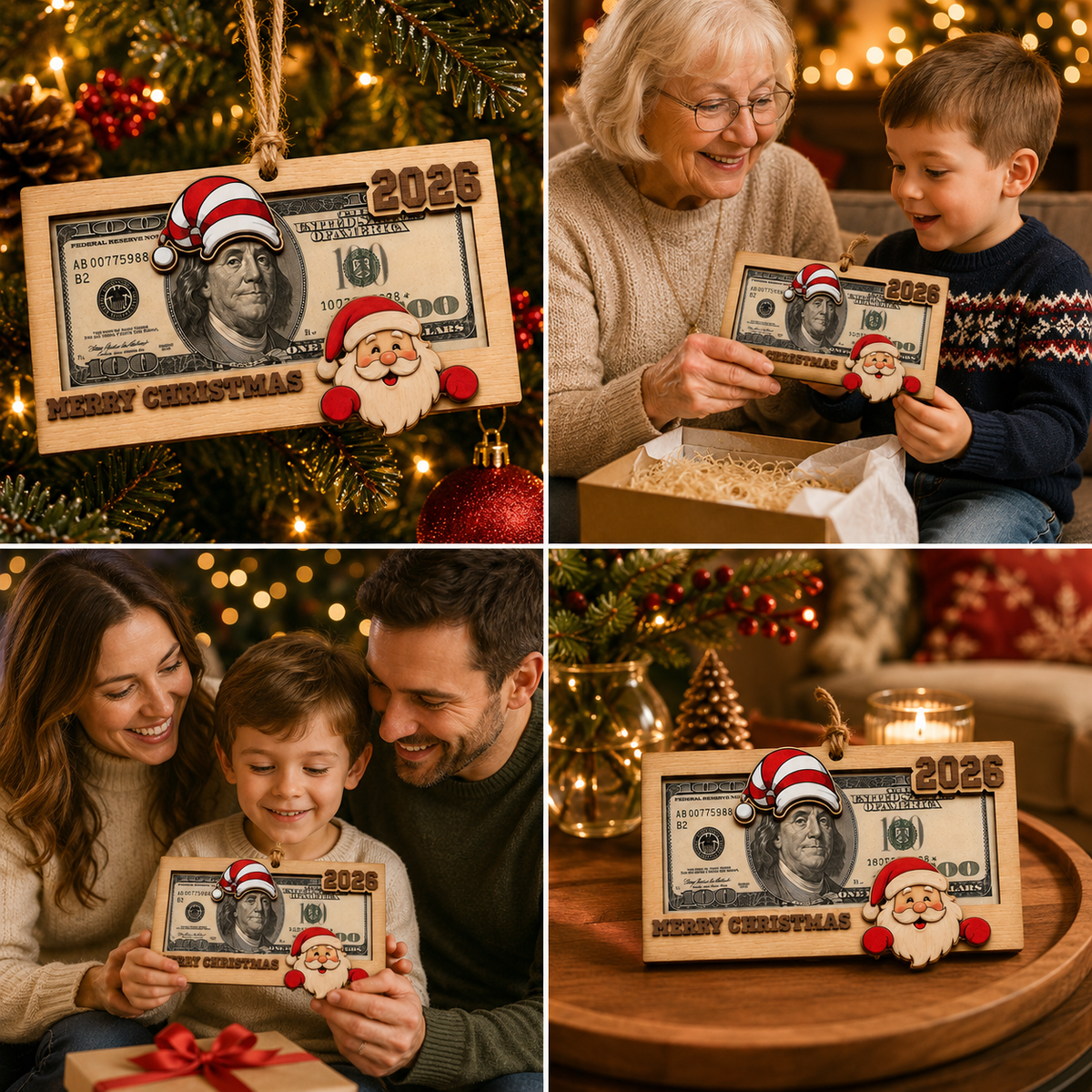 ⏰ Limited anniversary edition✨Christmas Cash Holder Ornament