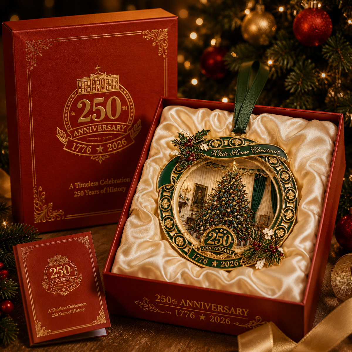250th Anniversary White House Christmas Tree Ornament – Limited Edition Collectible