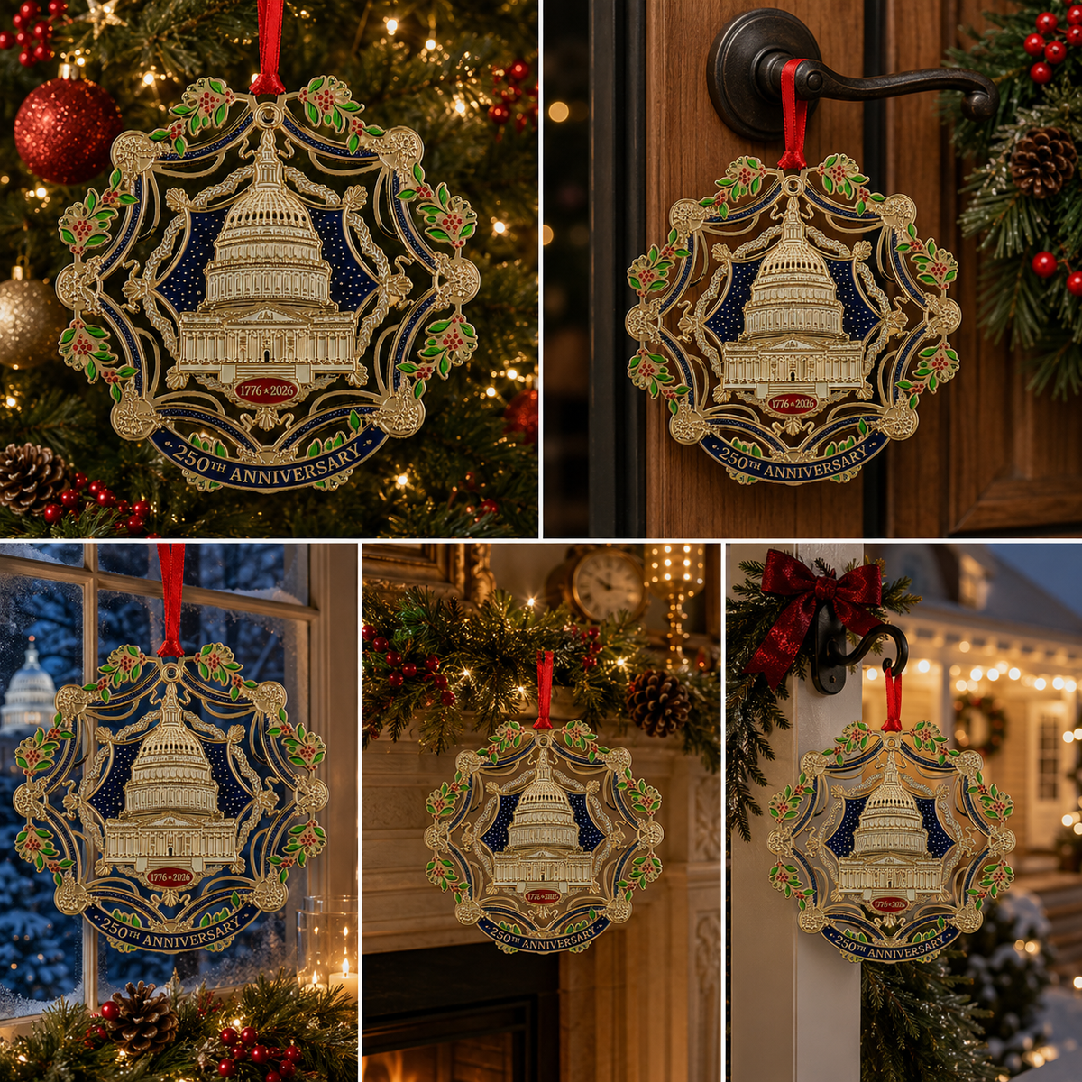 🔥250th Anniversary Commemorative Ornament – The Capitol