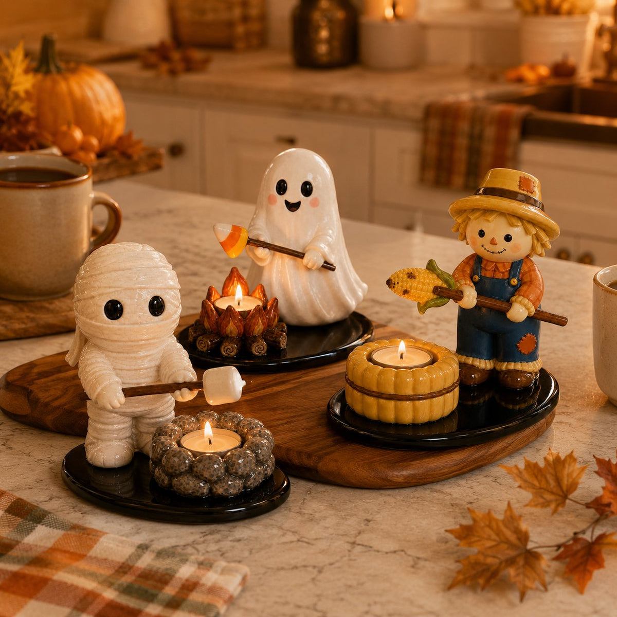🔥 49% Off 💥 Campfire-Style Tea Light Candle Holder Decoration