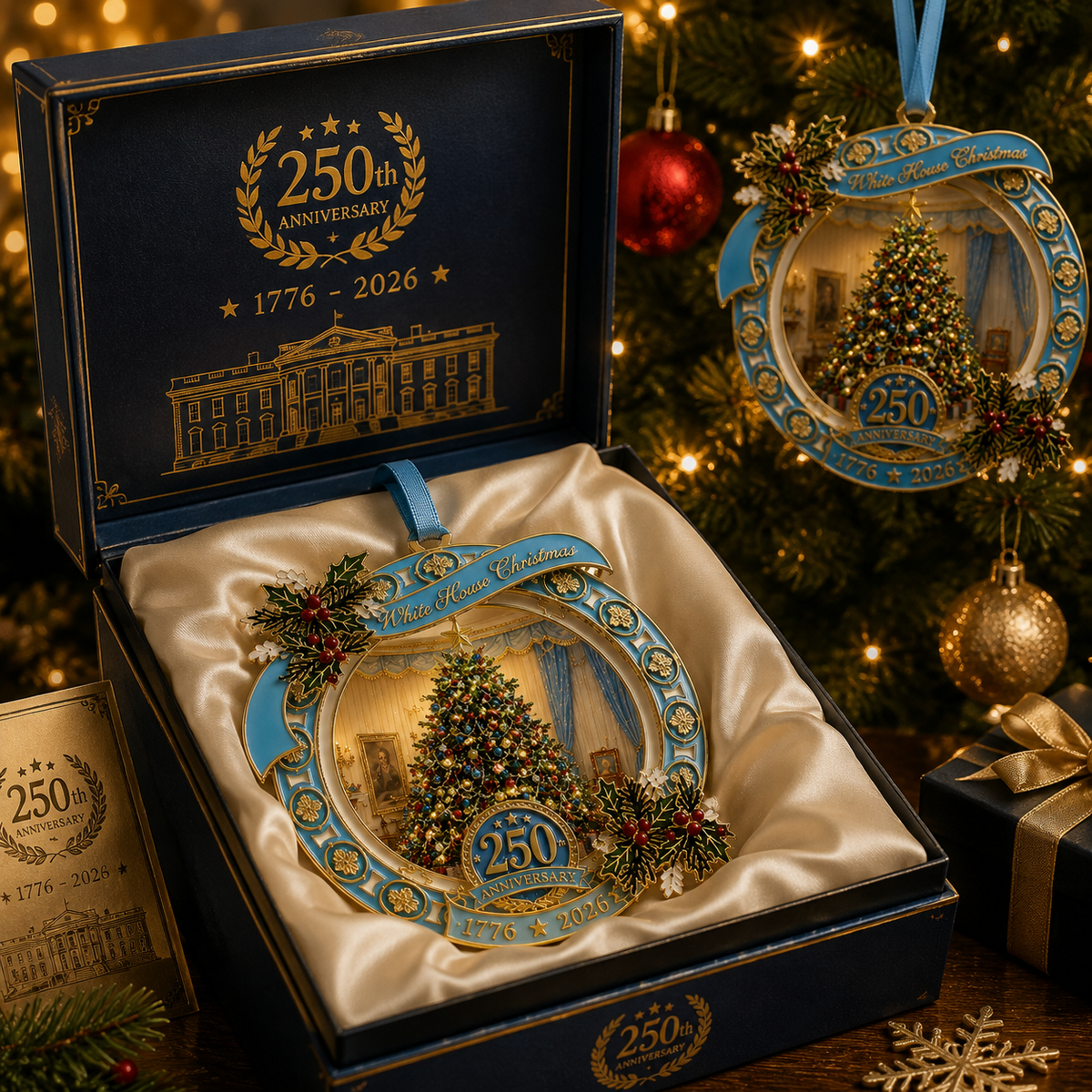 250th Anniversary White House Christmas Tree Ornament – Limited Edition Collectible