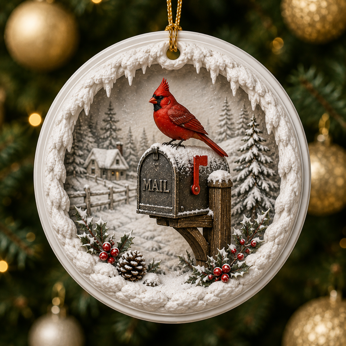 ⏰ Limited anniversary edition✨ Limited anniversary edition✨Cardinal Ornament