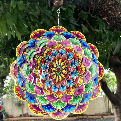 🌈🍃 3D "Tree of Life" Rotating Wind Chime—a colorful piece of art symbolizing growth, harmony, and beauty.