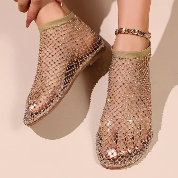 Last Day 38% Off Women's Rhinestone Flat🩴🏖️