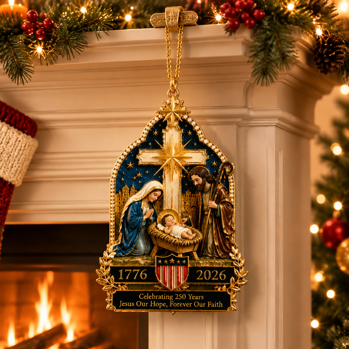 Nativity Scene Christmas Tree Ornament – Limited Anniversary Edition | pinkdiy