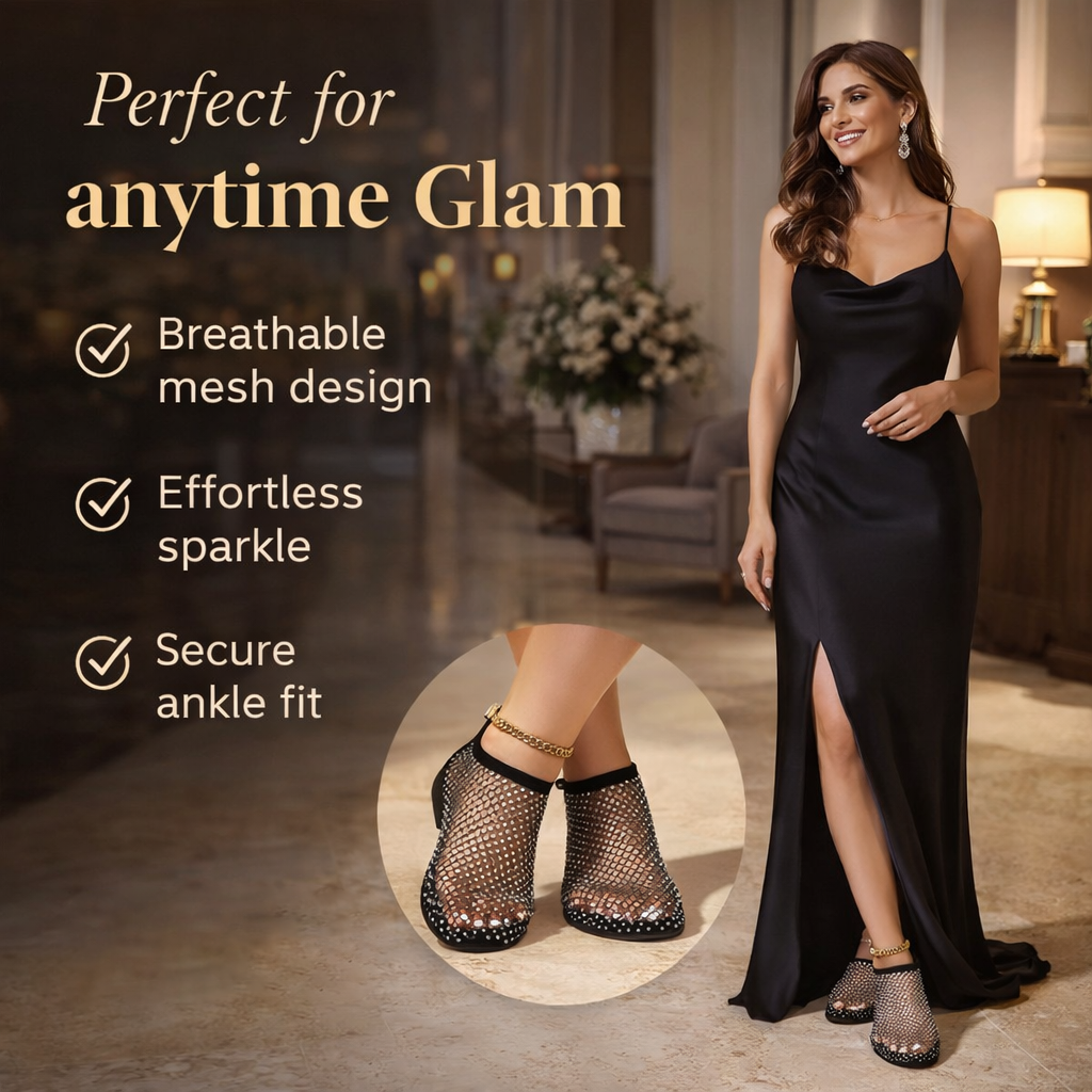 Last Day 38% Off Women's Rhinestone Flat🩴🏖️