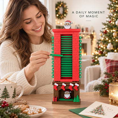 🎅Last Day 49% OFF - Mechanical Santa Chimney Christmas Countdown Calendar