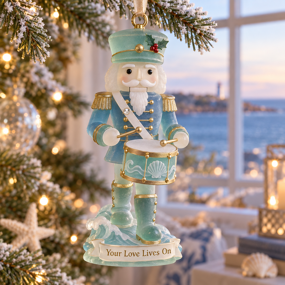 Coastal Nutcracker Christmas Ornament