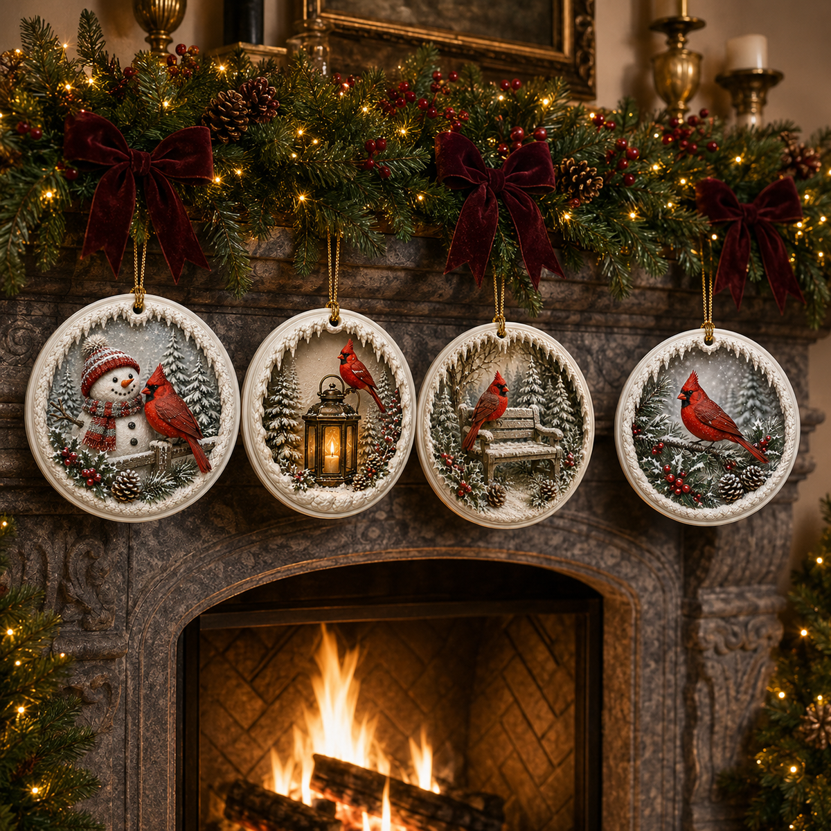 ⏰ Limited anniversary edition✨ Limited anniversary edition✨Cardinal Ornament