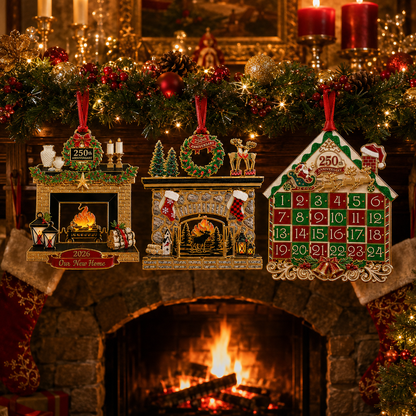 ✨Christmas fireplace decorations