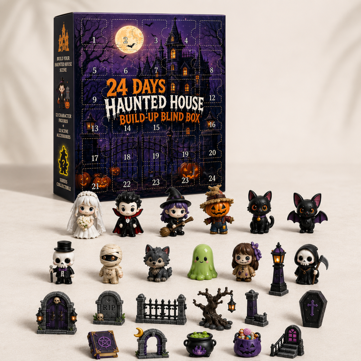 🔥🔥 Half-price for a limited time 🎁 Create your own spooky haunted house 👻 DIY Halloween decoration kit 👨‍👩‍👧‍👦 Get a head start on the holiday fun