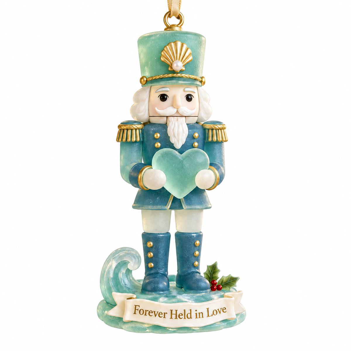 Coastal Nutcracker Christmas Ornament