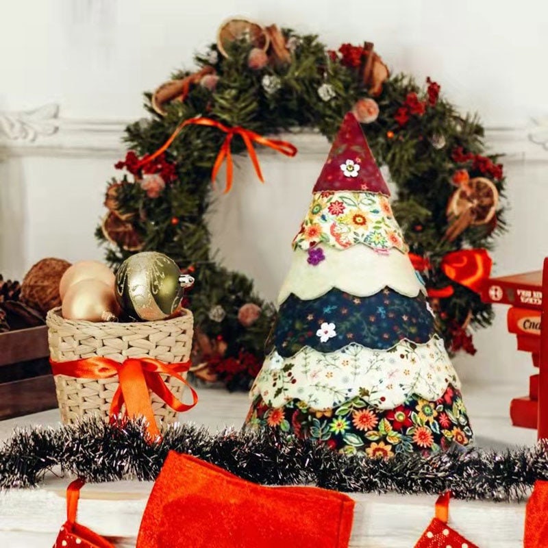 🎄HANDMADE CHRISTMAS TREE QUILTING SET—WITH TUTORIAL