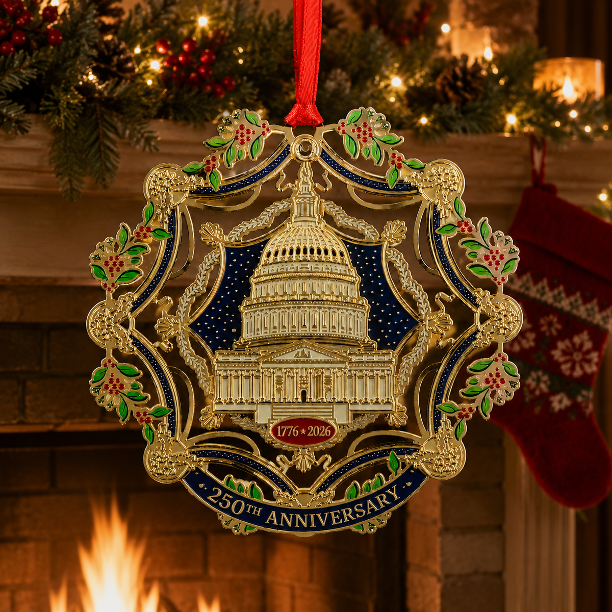 🔥250th Anniversary Commemorative Ornament – The Capitol