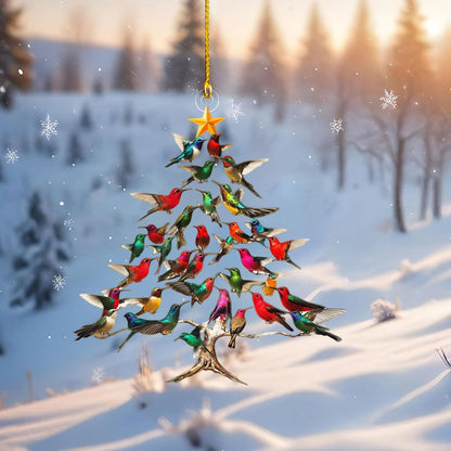 🐦2025-new-release-49-off🎄Hummingbird Christmas 3D Ornament