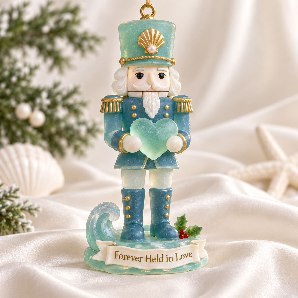 Coastal Nutcracker Christmas Ornament