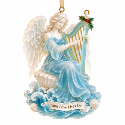 Coastal Angel Christmas Ornament