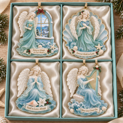 Coastal Angel Christmas Ornament