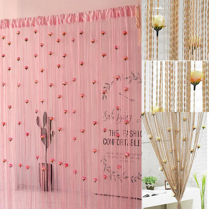 🎖️🏆Flash Sale 🔥 Rose Thread Door String Curtain