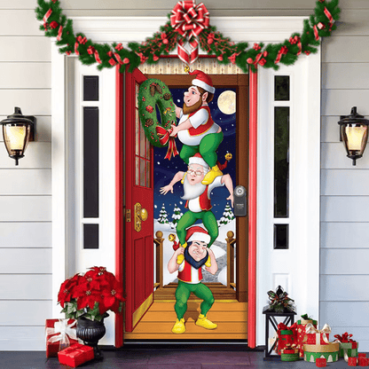 🌟Last day to get 49% off🌟2024 Christmas Front Door Decoration