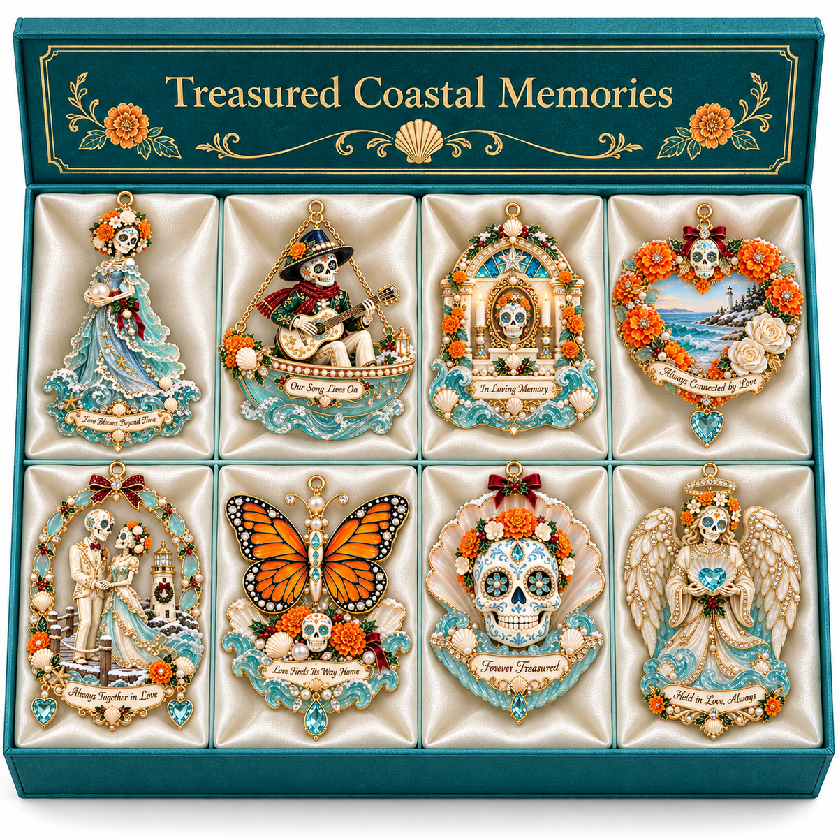 Ocean-Themed Day of the Dead Hanging Decoration