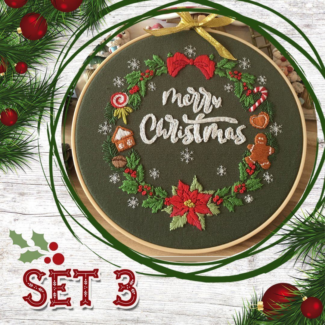 🎄PERSONALIZED CHRISTMAS GIFTS🎄CHRISTMAS EMBROIDERY SET