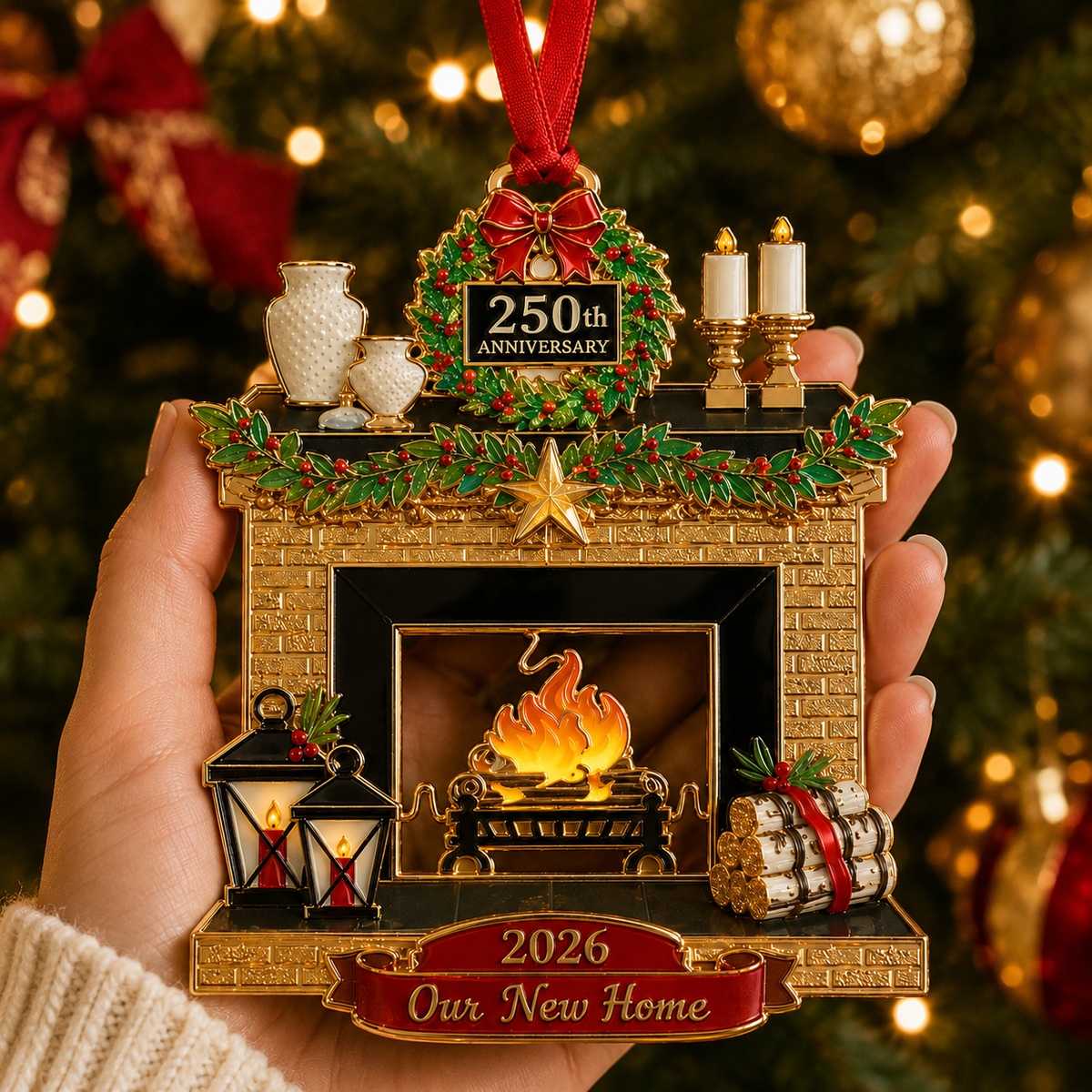 ✨Christmas fireplace decorations