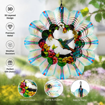 🌈🍃 3D "Tree of Life" Rotating Wind Chime—a colorful piece of art symbolizing growth, harmony, and beauty.