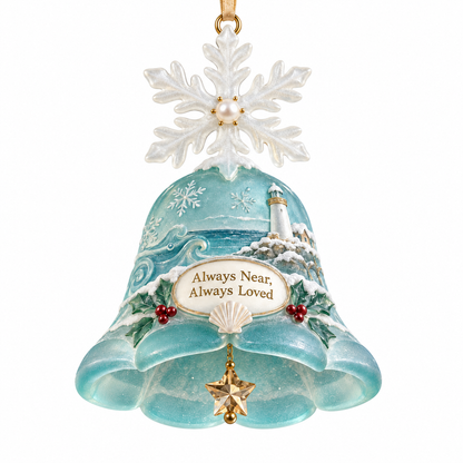 Coastal Christmas Bell Ornament