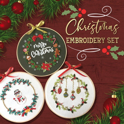 🎄PERSONALIZED CHRISTMAS GIFTS🎄CHRISTMAS EMBROIDERY SET