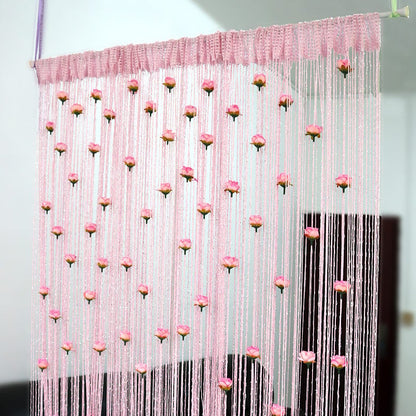 🎖️🏆Flash Sale 🔥 Rose Thread Door String Curtain