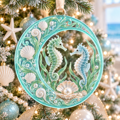 Coastal Christmas Collection – Ocean- and Lighthouse-Themed Commemorative Ornaments