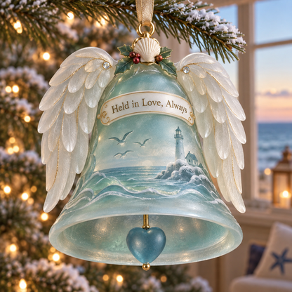 Coastal Christmas Bell Ornament