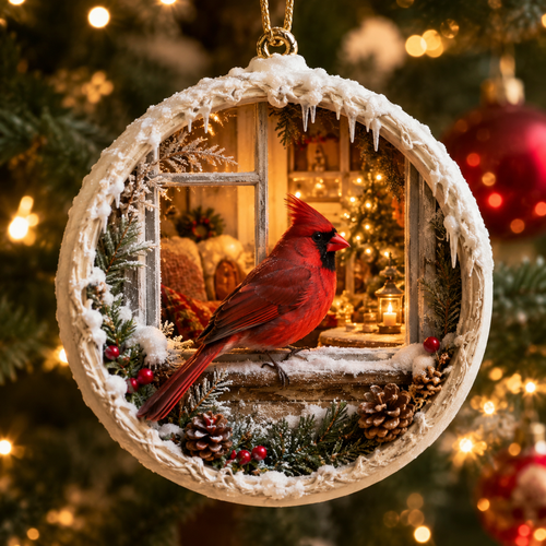 ⏰ Limited anniversary edition✨ Limited anniversary edition✨Cardinal Ornament