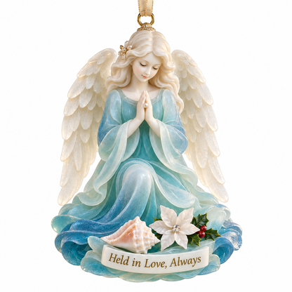 Coastal Angel Christmas Ornament