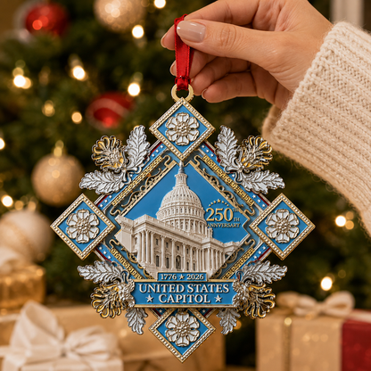 🔥250th Anniversary Commemorative Ornament – UNITED STATESCAPITOL