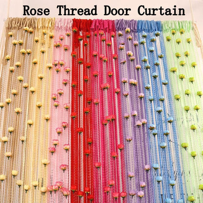 🎖️🏆Flash Sale 🔥 Rose Thread Door String Curtain