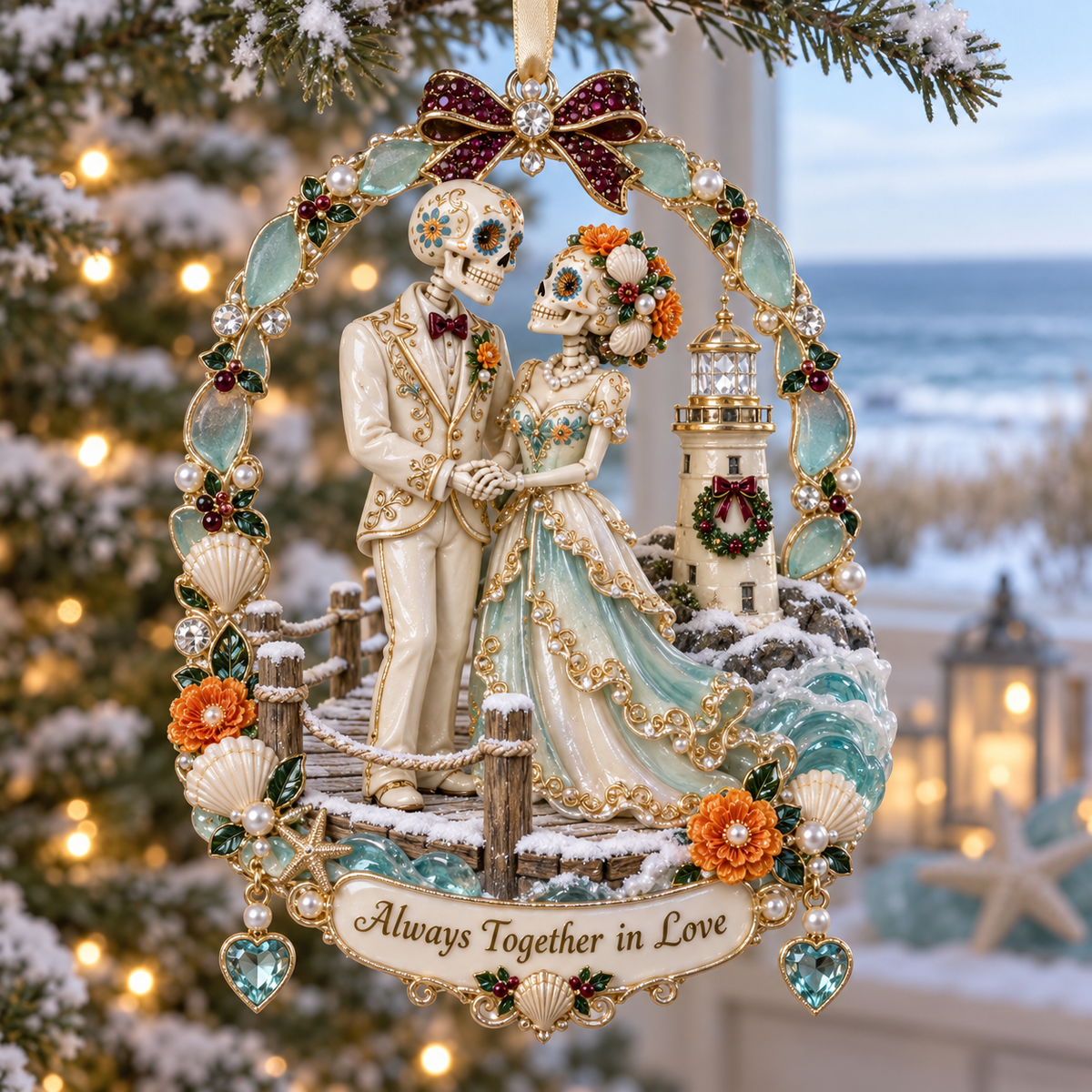 Ocean-Themed Day of the Dead Hanging Decoration