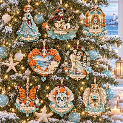 Ocean-Themed Day of the Dead Hanging Decoration