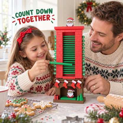 🎅Last Day 49% OFF - Mechanical Santa Chimney Christmas Countdown Calendar