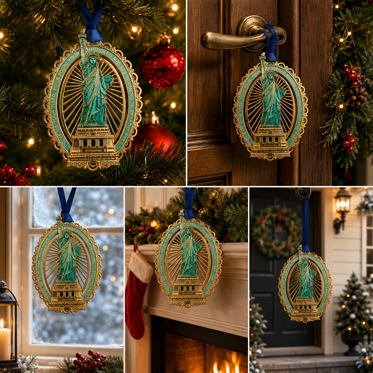 🔥250th Anniversary Statue of Liberty Christmas Tree Ornament