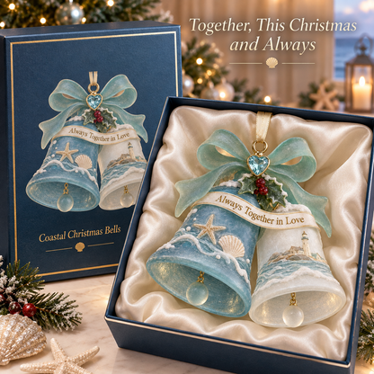 Coastal Christmas Bell Ornament