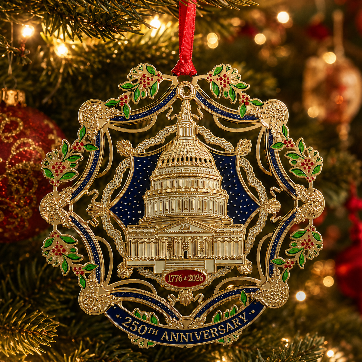 🔥250th Anniversary Commemorative Ornament – The Capitol