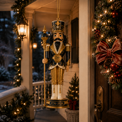 ✨2026 America 250th Anniversary Midnight Blue Nutcracker King Ornament