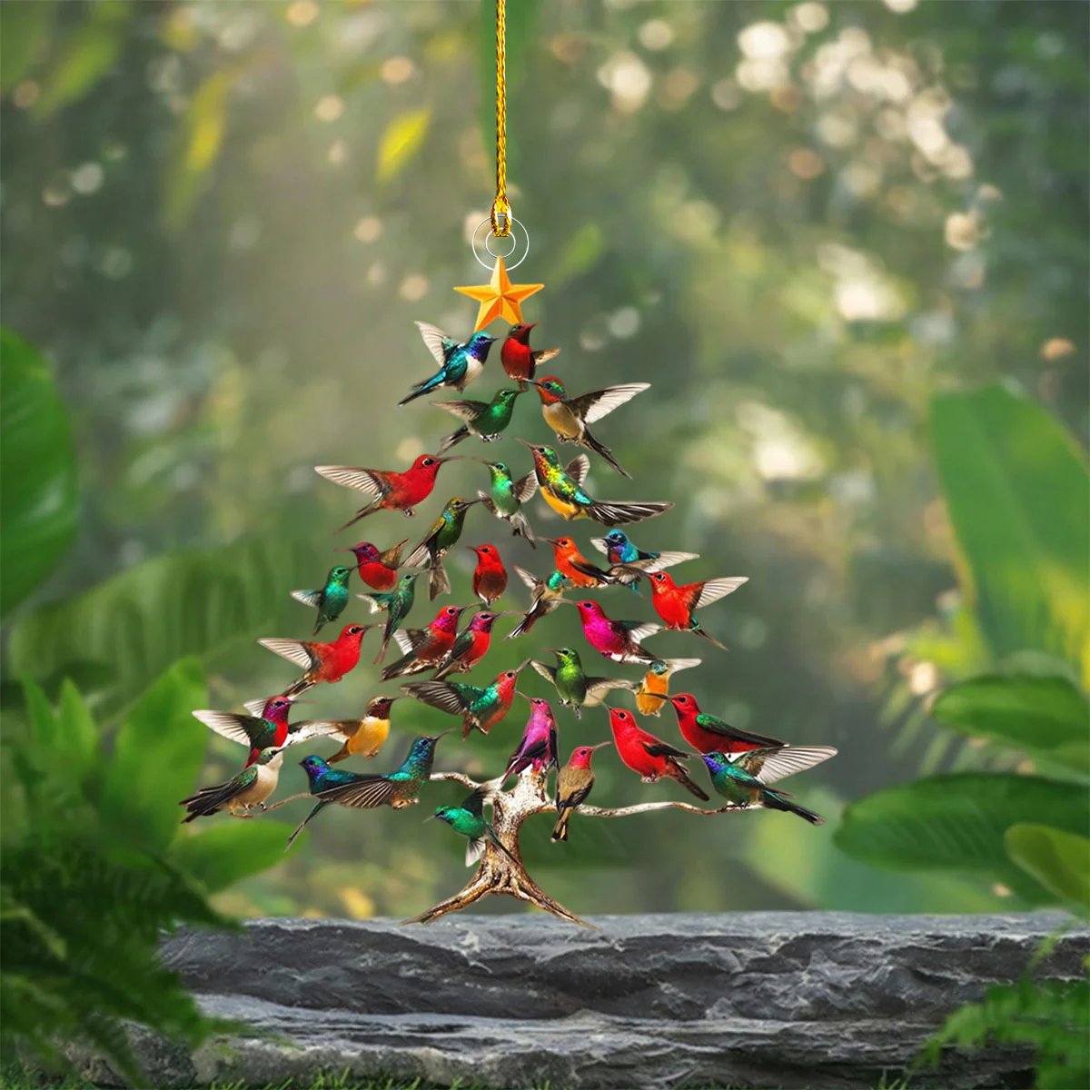 🐦2025-new-release-49-off🎄Hummingbird Christmas 3D Ornament