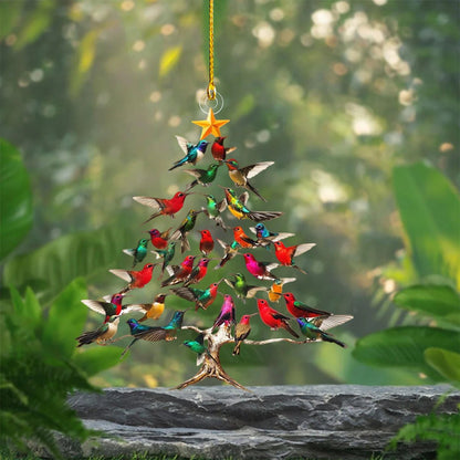 🐦2025-new-release-49-off🎄Hummingbird Christmas 3D Ornament