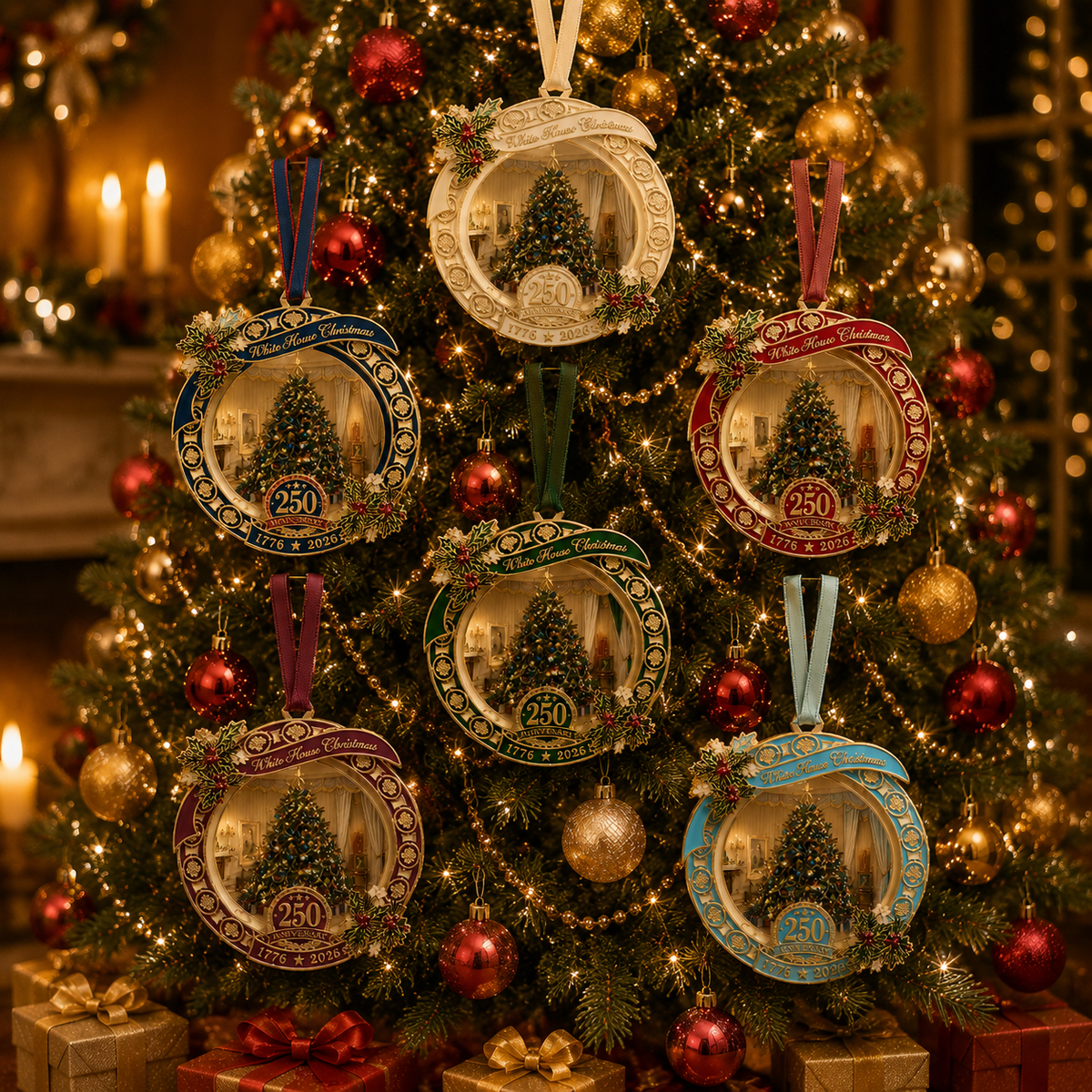 250th Anniversary White House Christmas Tree Ornament – Limited Edition Collectible