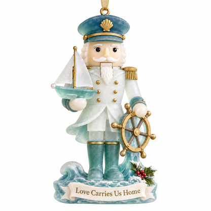 Coastal Nutcracker Christmas Ornament