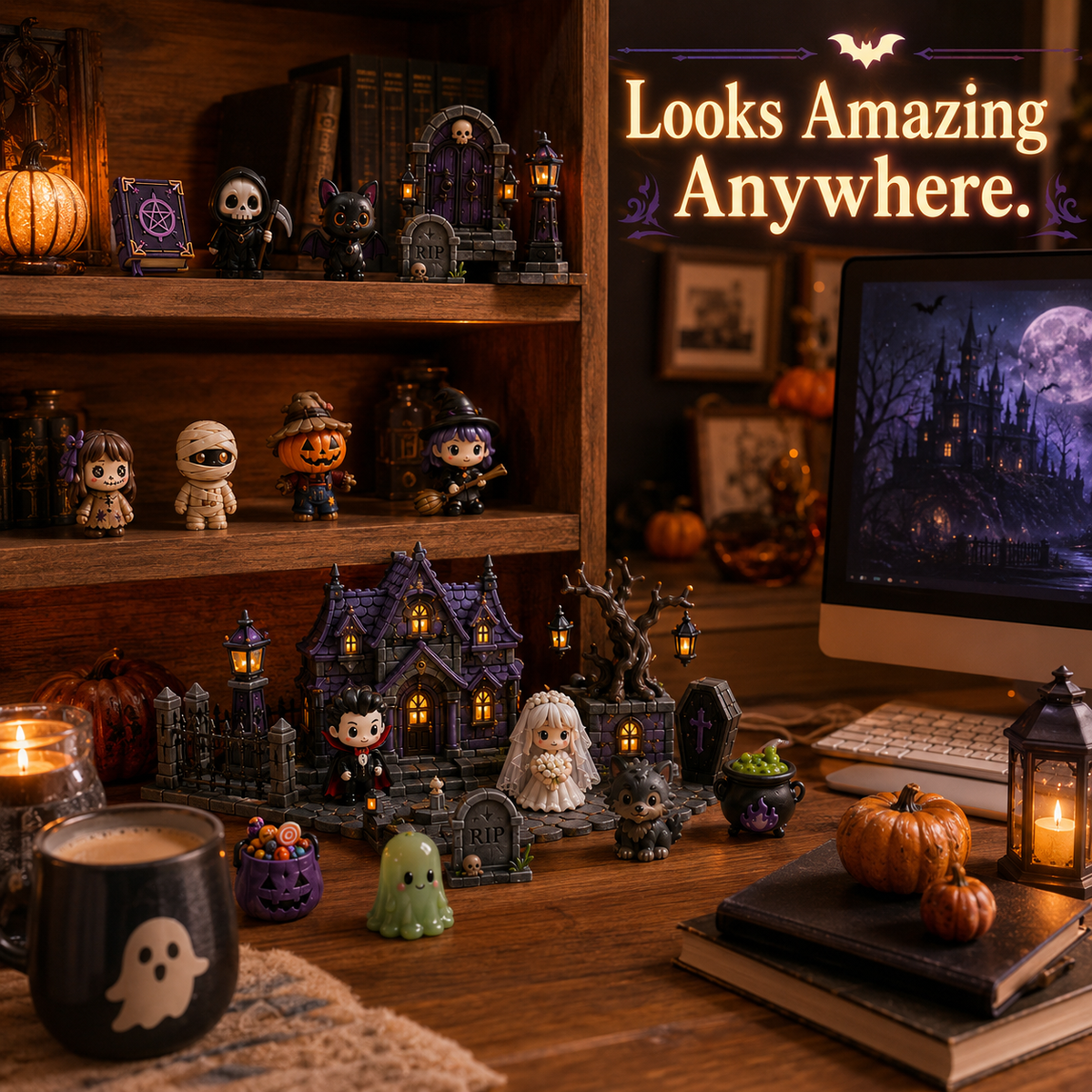 🔥🔥 Half-price for a limited time 🎁 Create your own spooky haunted house 👻 DIY Halloween decoration kit 👨‍👩‍👧‍👦 Get a head start on the holiday fun